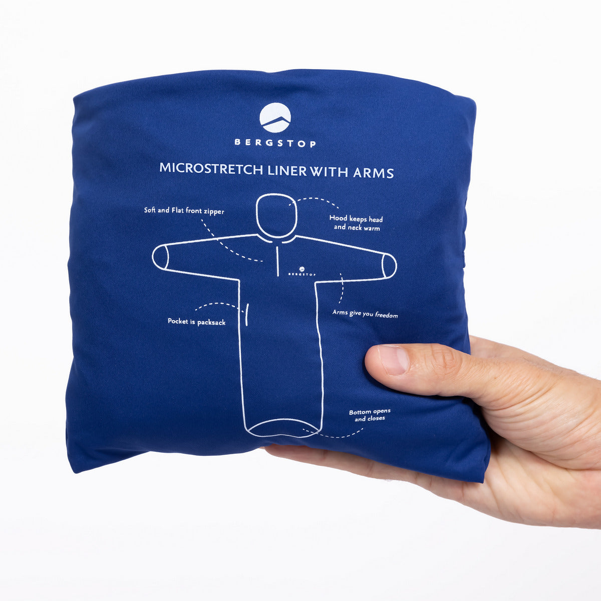 leichter schlafsack pilgern MicroStretch Liner - Leichter Hüttenschlafsack mit Armen